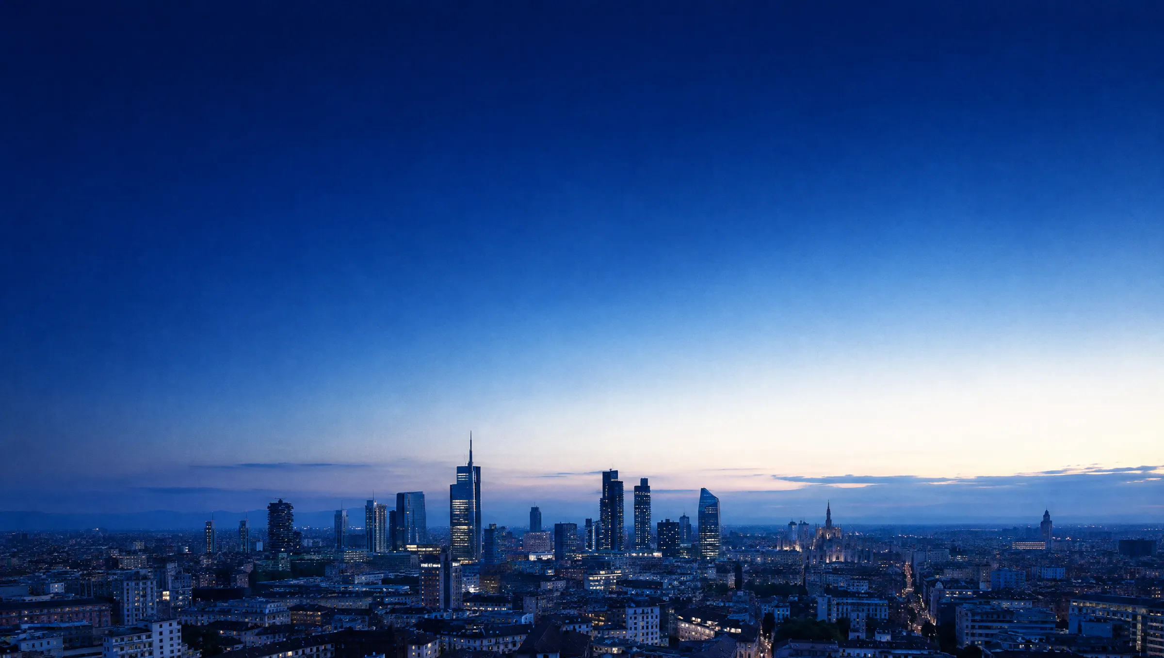 Milano at blue hour